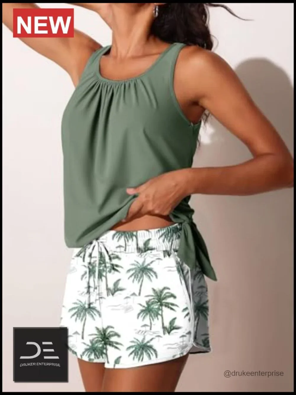 N/A blouson tankini